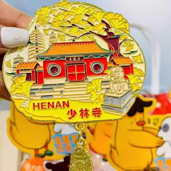 Buy Shao Lin Si Shaolin Temple Pattern Metallic Stickers Fridge Magnets