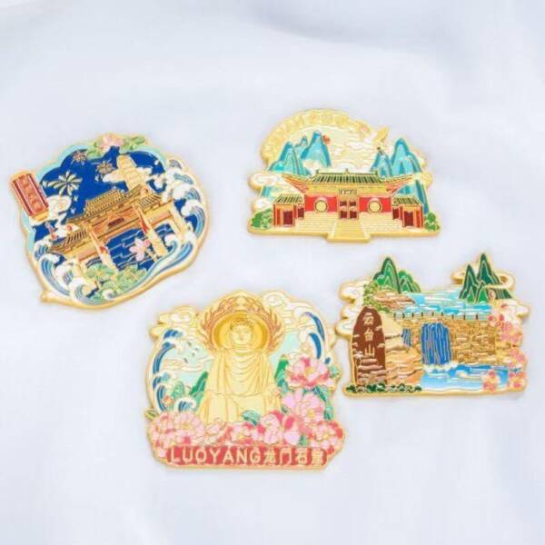 Shaolin Metallic Stickers Interesting Fridge Magnets On Sale