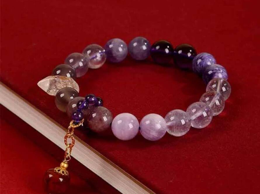 Cheap Discount Purple Color Bracelet For Wellness