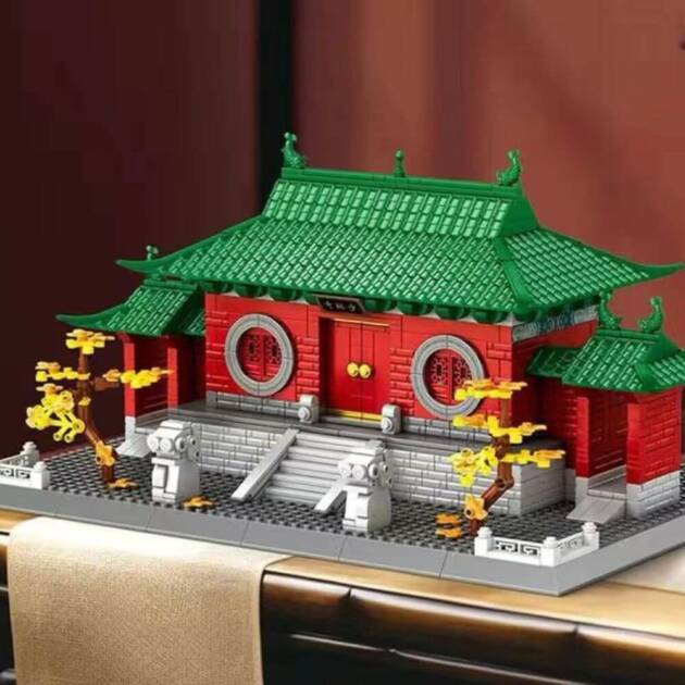 Cheap Price Shaolin Temple Chinese Building Blocks On Sale
