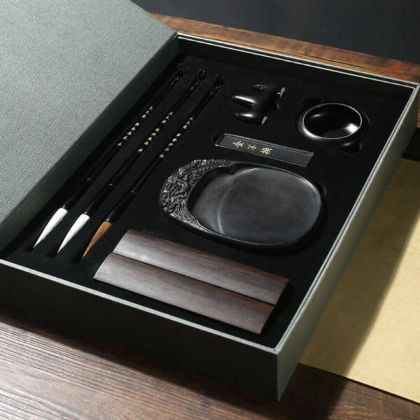 Cheap Writing Brush, Ink, Paper and Inkstone For Sale