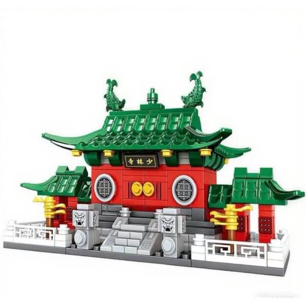 Free Shipping Shaolin Temple Chinese Building Blocks For Sale